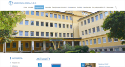 Desktop Screenshot of nemocnicasnina.sk